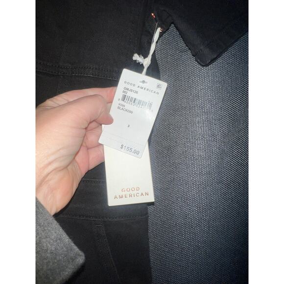 Good American Fit For Success Jean Jumpsuit Size Large NWT - Picture 2 of 5